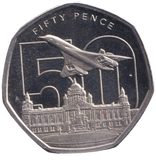2026 PROOF 50P 50 YEARS OF CONCORDE BAILWICK OF JERSEY