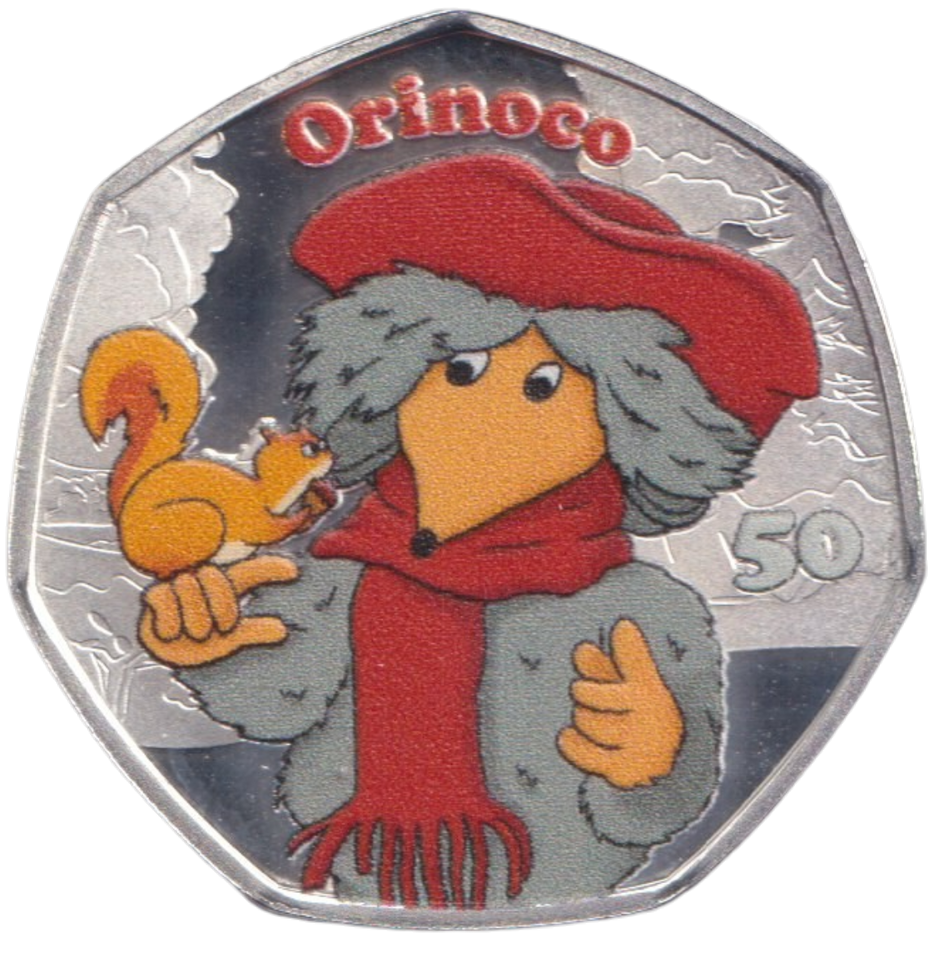 2023 SILVER PROOF 50P WOMBLES SERIES ORINOCO