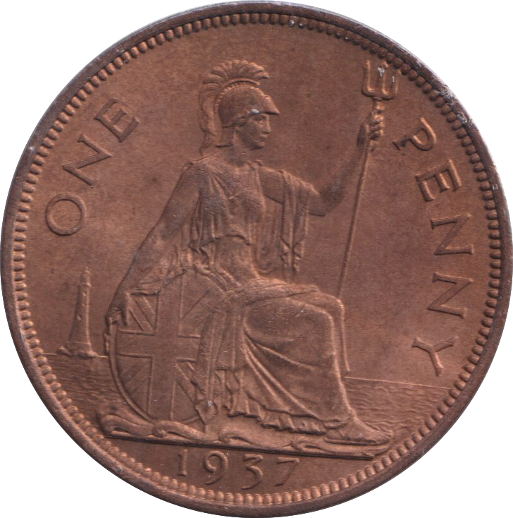 1937 PENNY ( UNC )