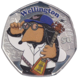 2023 SILVER PROOF 50P WOMBLES SERIES WELLIGTON