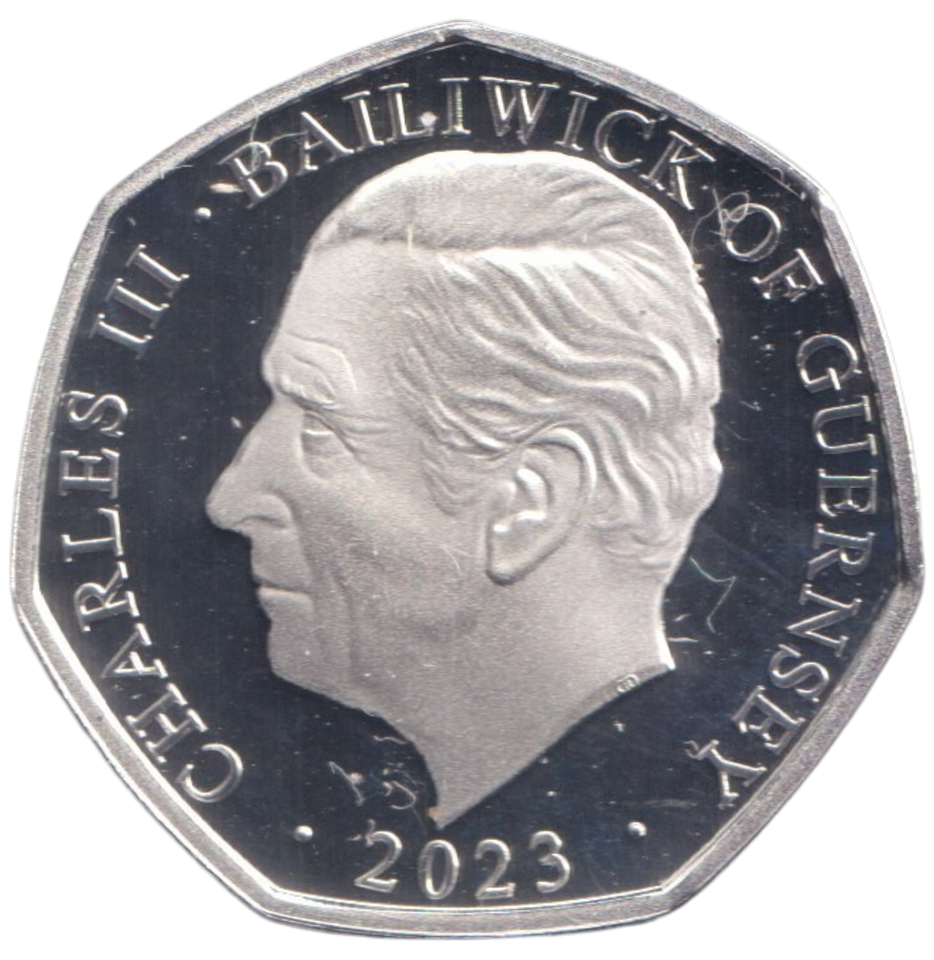 2023 SILVER PROOF 50P WOMBLES SERIES WELLIGTON