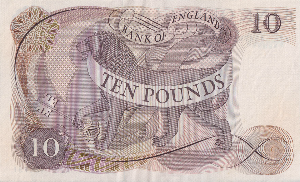 TEN POUNDS BANKNOTE PAGE REF £10-11 ( EF )