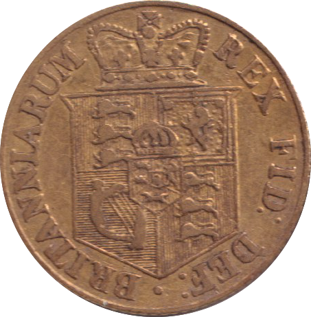 1817 GOLD HALF SOVEREIGN ( VF )