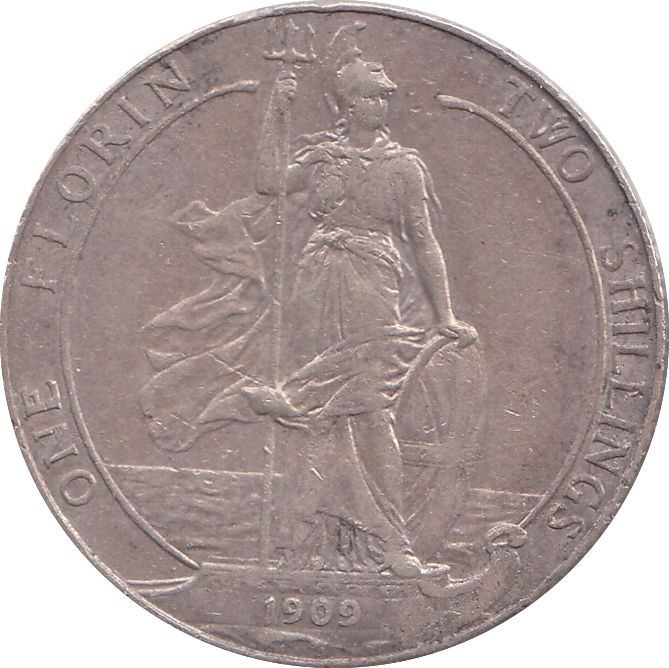 1909 FLORIN ( VF )