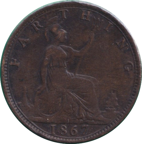 1867 FARTHING ( GF )