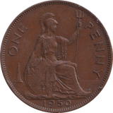 1950 PENNY ( EF )