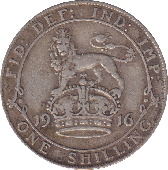 1916 SHILLING (FINE)