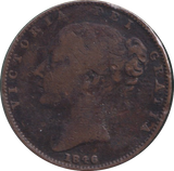 1846 FARTHING ( FINE )