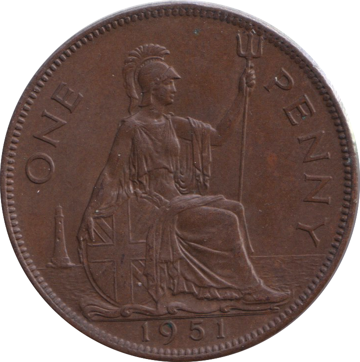 1951 PENNY ( AUNC )
