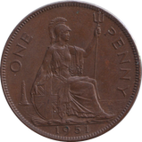1951 PENNY ( AUNC )