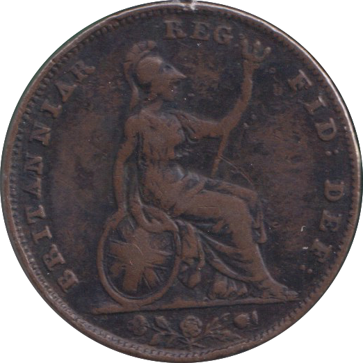 1846 FARTHING ( FINE )