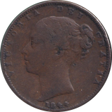 1844 FARTHING ( FINE )