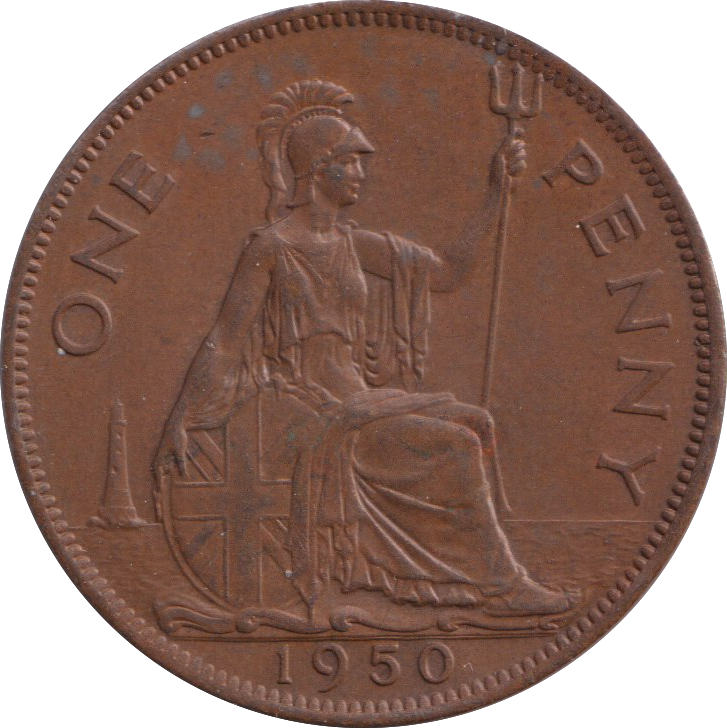 1950 PENNY ( AUNC )