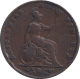 1844 FARTHING ( FINE )