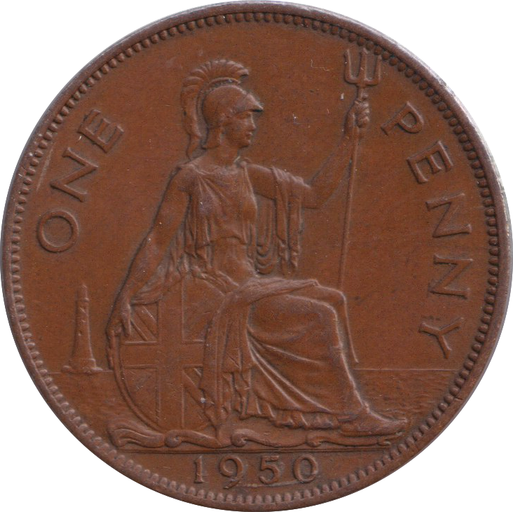 1950 PENNY ( AUNC )