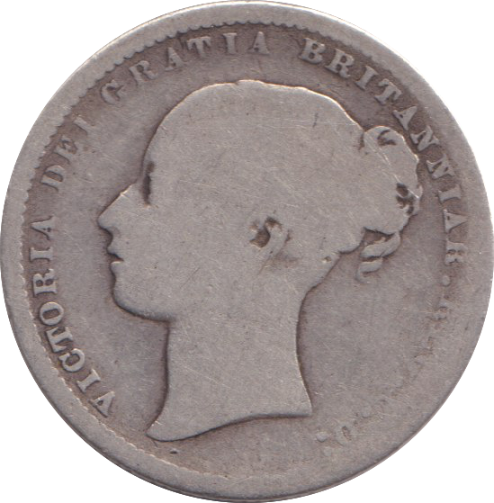 1868 SHILLING (FAIR) DIE 18