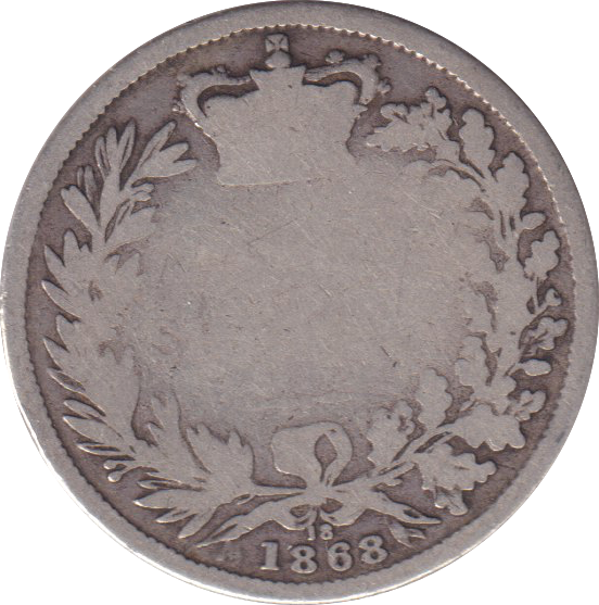 1868 SHILLING (FAIR) DIE 18