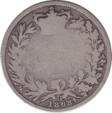 1868 SHILLING (FAIR) DIE 18