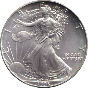 1993 SILVER DOLLAR USA