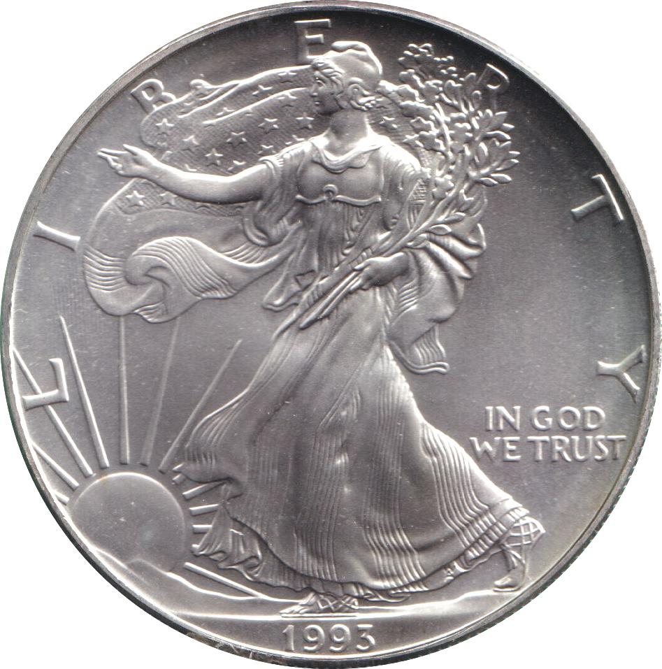 1993 SILVER DOLLAR USA