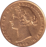 1868 GOLD SOVEREIGN AUSTRALIA