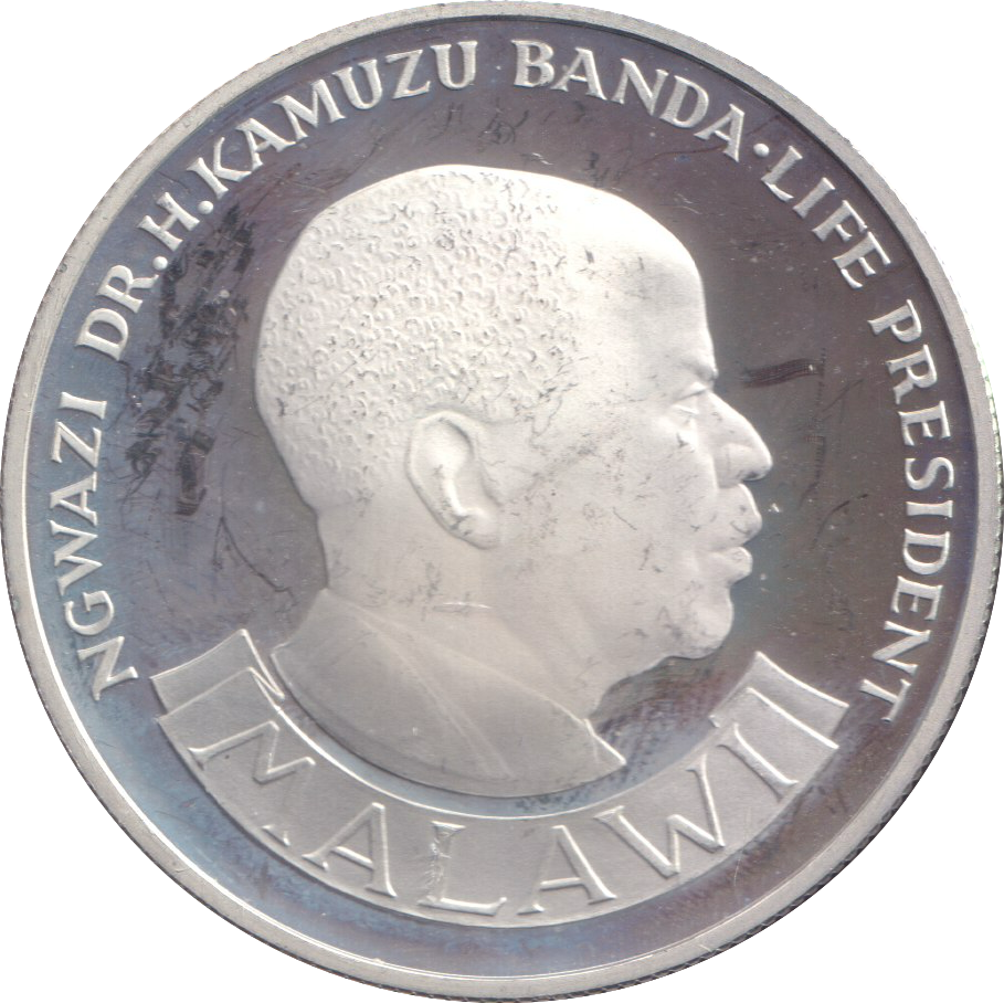 1964 SILVER PROOF 10 KWACHA MALAWI