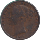 1856 FARTHING ( FINE )