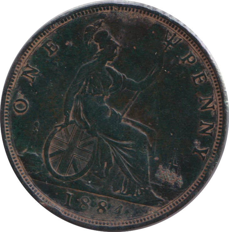 1884 PENNY ( GF )