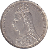 1892 SHILLING (GVF)