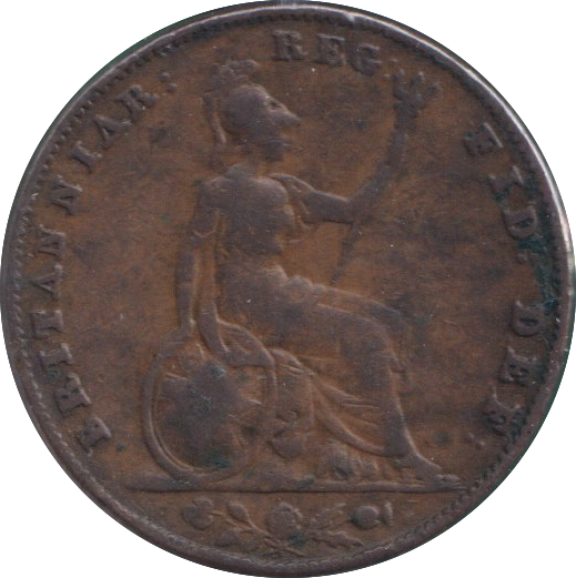 1856 FARTHING ( FINE )