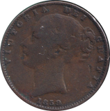 1859 FARTHING ( FINE )