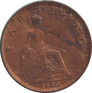 1930 FARTHING ( UNC )