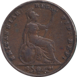 1859 FARTHING ( FINE )