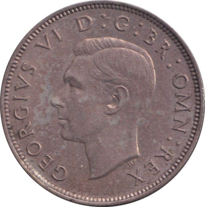 1937 TWO SHILLING ( AUNC )
