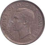 1937 TWO SHILLING ( AUNC )