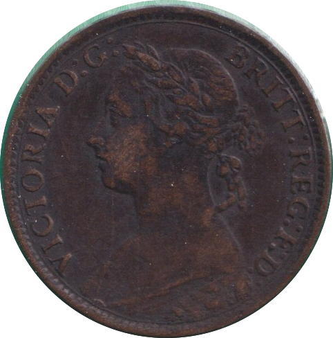 1885 FARTHING ( FINE )