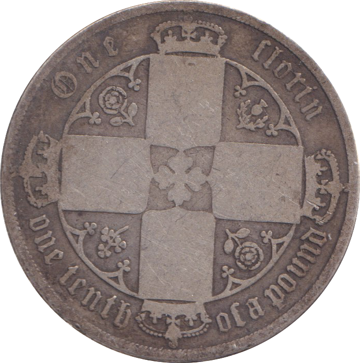 1878 FLORIN ( FINE )