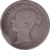 1875 SIXPENCE ( FINE )