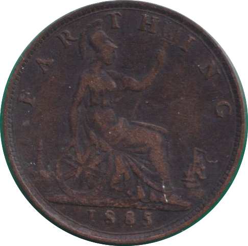 1885 FARTHING ( FINE )