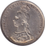 1887 SHILLING (GVF)