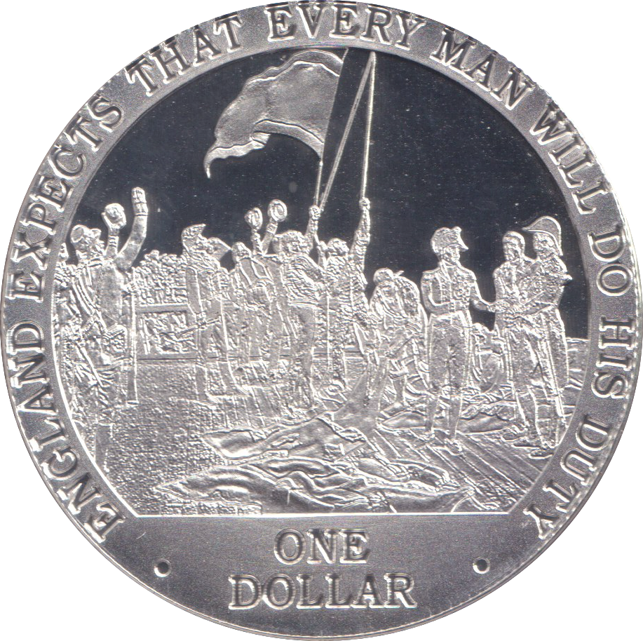 2007 SILVER PROOF ONE DOLLAR COOK ISLANDS