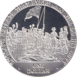 2007 SILVER PROOF ONE DOLLAR COOK ISLANDS