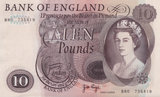 TEN POUNDS BANKNOTE PAGE REF £10-15 ( AUNC )