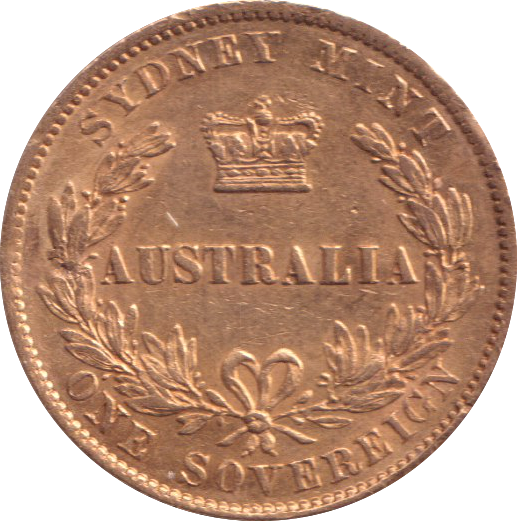 1868 GOLD SOVEREIGN AUSTRALIA