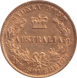 1868 GOLD SOVEREIGN AUSTRALIA