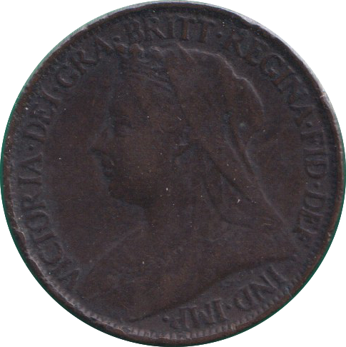1900 FARTHING ( FINE )