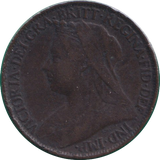 1900 FARTHING ( FINE )