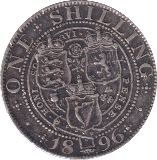 1896 SHILLING (VF)
