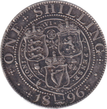 1896 SHILLING (VF)
