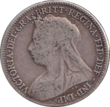 1898 SIXPENCE ( FINE )
